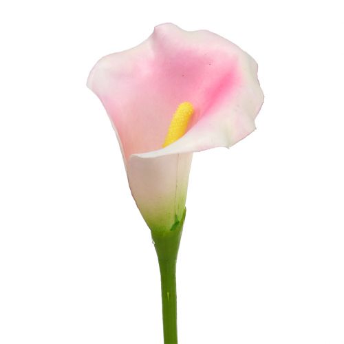 Floristik24 Calla Deko-Blume Rosa 57cm 12St
