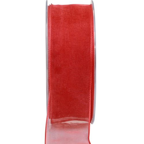 Chiffonband Organzaband Dekoband Organza Rot 40mm 20m