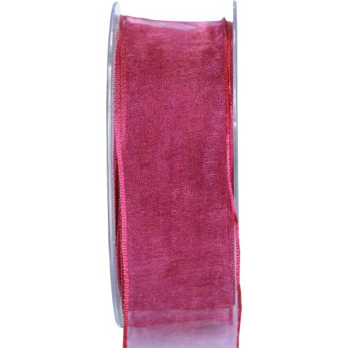 Artikel Chiffonband Organzaband Dekoband Organza Violett 40mm 20m