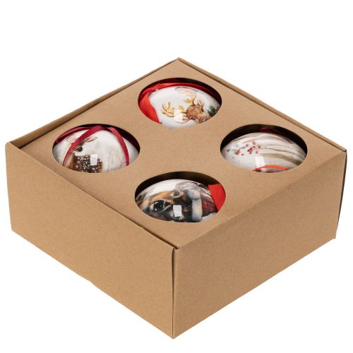 Weihnachtskugeln Hirschmotiv