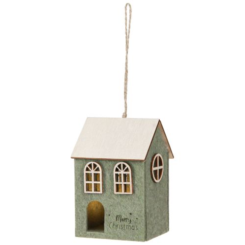 Artikel Filzhaus Christbaumschmuck Grün LED Deko 2er Set