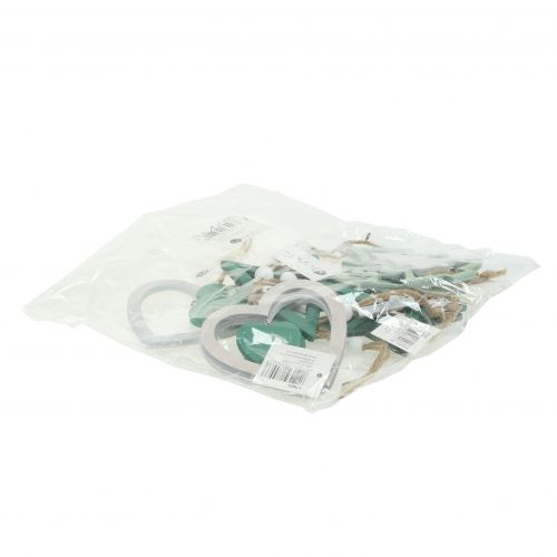 Artikel Christbaumschmuck Mix Grün, Weiß 10cm 9St