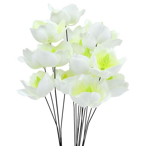 Artikel Christrose am Draht Weiß 50 St