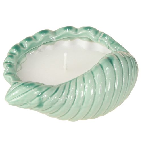 Artikel Citronella Kerze Muschel Keramik Outdoor Kerze 14cm 3St