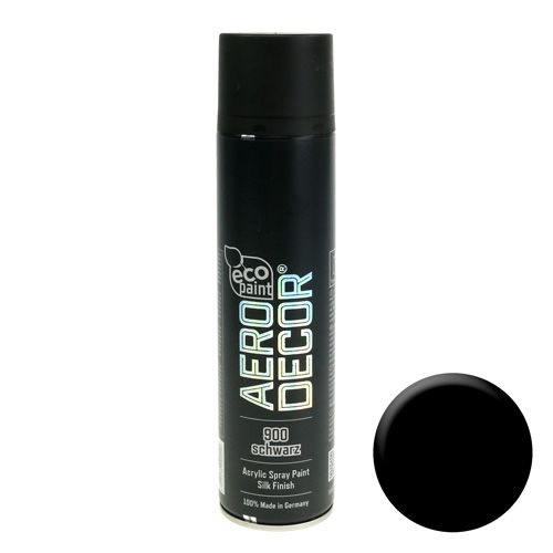 Floristik24 Color-Spray Schwarz matt 400ml