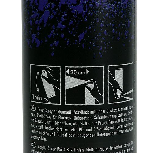 Floristik24 Color Spray Seidenmatt 400ml Royalblau