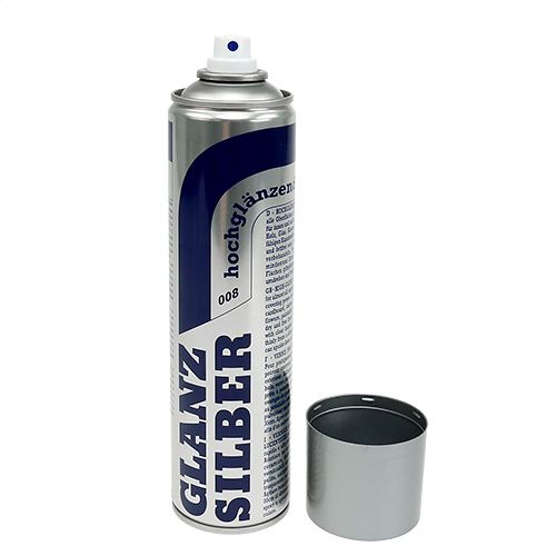Floristik24 Color-Spray Metallic Glanzsilber 400ml