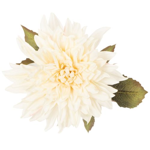 Künstliche Blume Dahlie aus Seidenstoff 68 cm cremeweiss | Floristik24.ch