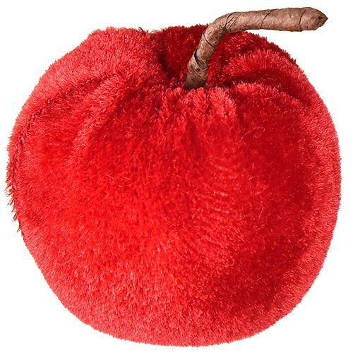 Artikel Deko Äpfel Stoff Herbstdeko Samt Rot Ø5cm H6cm 12 St