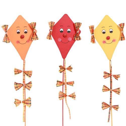 Artikel Deko Drachen am Stab Holz Deko Herbst 7,5×10cm 12 St