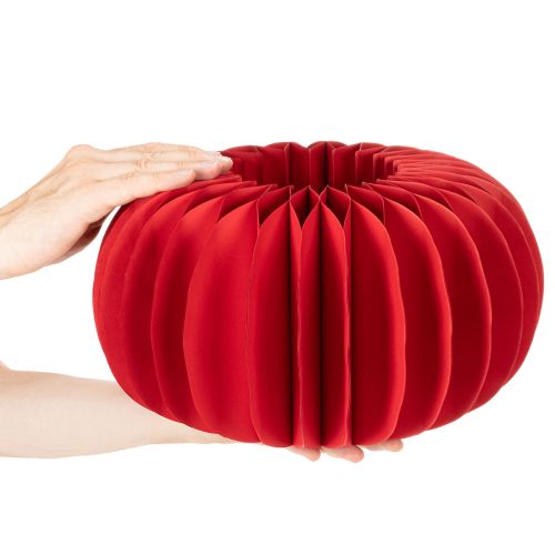 Wabenpapier Kürbis Dekoration Rot 34 cm 2 Stück | Floristik24.ch