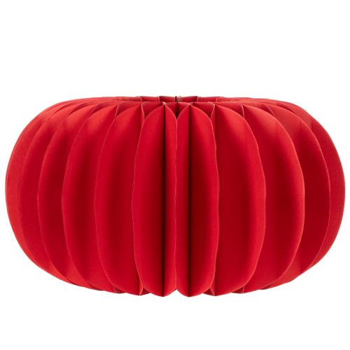 Wabenpapier Kürbis Dekoration Rot 34 cm 2 Stück | Floristik24.ch