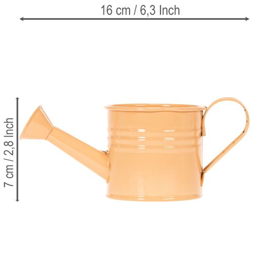 Deko-Giesskannen-Übertöpfe aus Metall, 8-teilig, 16,5x7 cm, Grün, Gelb, Orange, für Balkon und Küche | Floristik24.ch