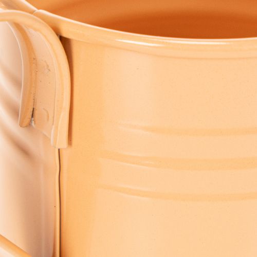 Deko-Giesskannen-Übertöpfe aus Metall, 8-teilig, 16,5x7 cm, Grün, Gelb, Orange, für Balkon und Küche | Floristik24.ch