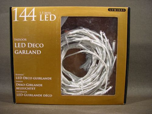 Floristik24 LED Weidengirlande 144er 1,5m Kaltweiß