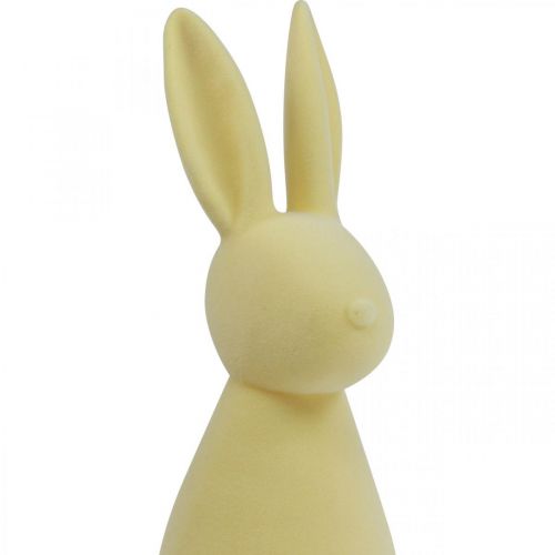 Artikel Deko Hase Deko-Osterhase – 2. Wahl – Beflockt Gelb H47cm