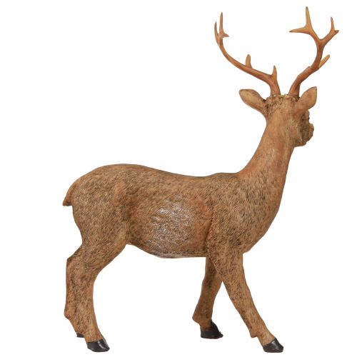 Artikel Deko Hirsch Braun in Holz Optik 19x8,5x22,5cm 2 St