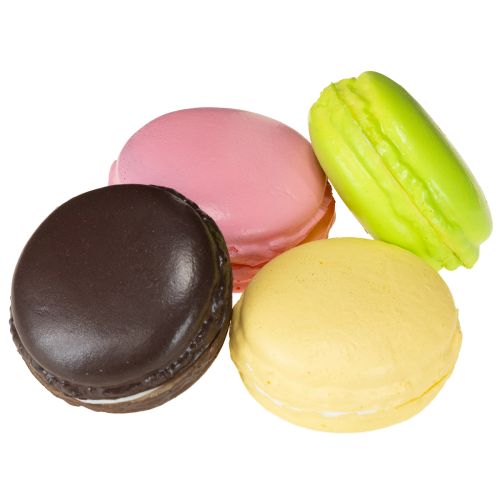 Floristik24 Deko Macaron Baisergebäck künstlich bunt 5cm 8St Makrone Patisserie Dekoration