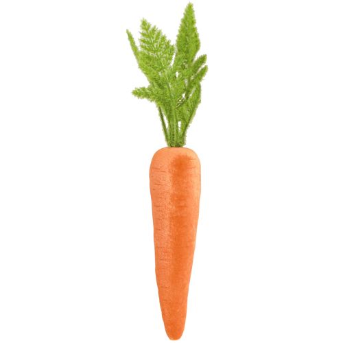 Floristik24 Deko Möhren Beflockte Karotten H27cm–37cm im 6er-Set