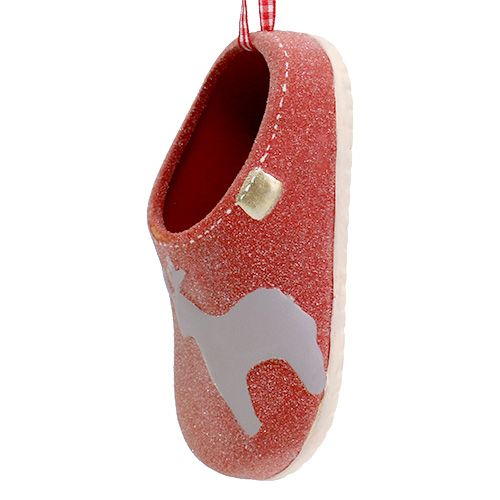 Deko-Pantoffel 13cm Rot 4St | Floristik24.ch