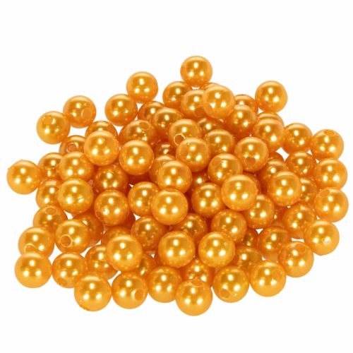 Dekorationsperlen Kunststoff Orange Ø10mm 115 Stück online kaufen | Floristik24.ch