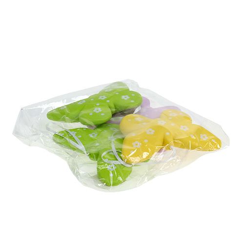 Floristik24 Deko Schmetterlinge bunt 11,5cm 5St