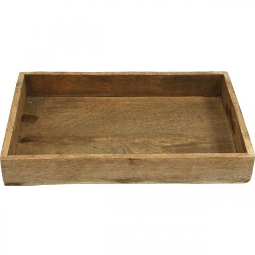 Floristik24 Deko Tablett Holztablett rechteckig Gesteckunterlage 37×25cm