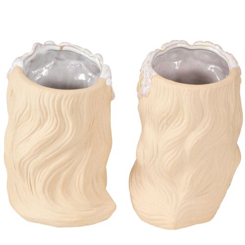 Artikel Deko Vase Keramik Übertopf Mädchen Ø7,5cm H16cm 2St