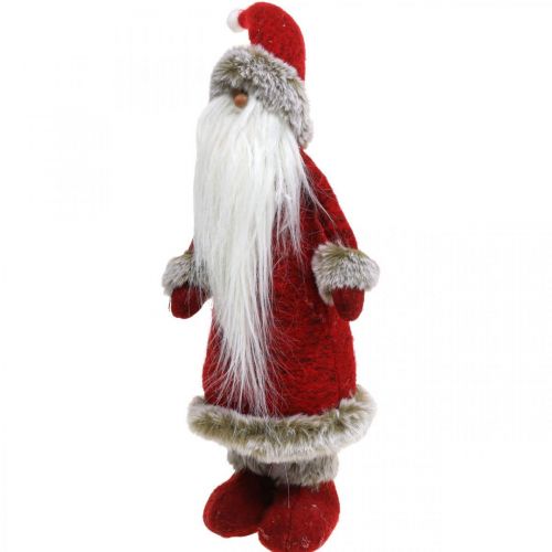 Floristik24 Deko Weihnachtsmann stehend Dekofigur Santa Claus Rot H41cm