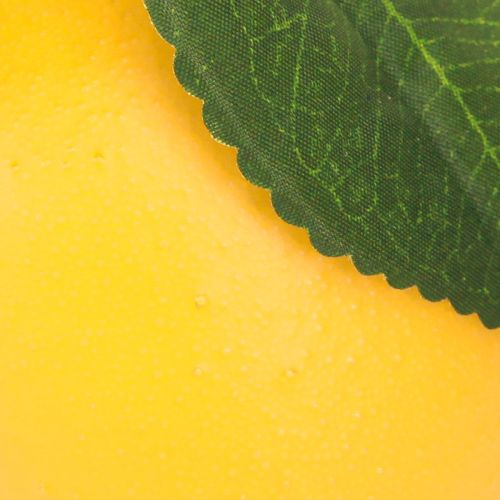 Artikel Deko-Zitrone Zweig 16cm, Künstliche Früchte 3St