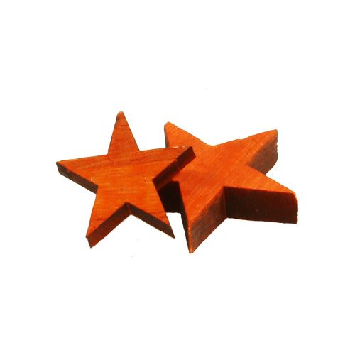 Artikel Holzsterne-Mix Orange zum Streuen 3-5cm 72St