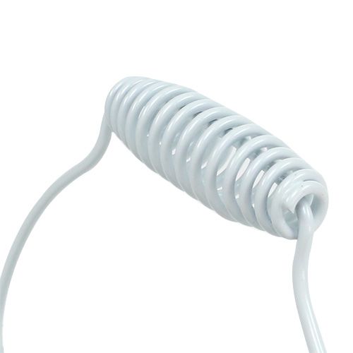 Floristik24 Deko-Eimer Weiß mit Rillen Ø21cm H19cm 1St