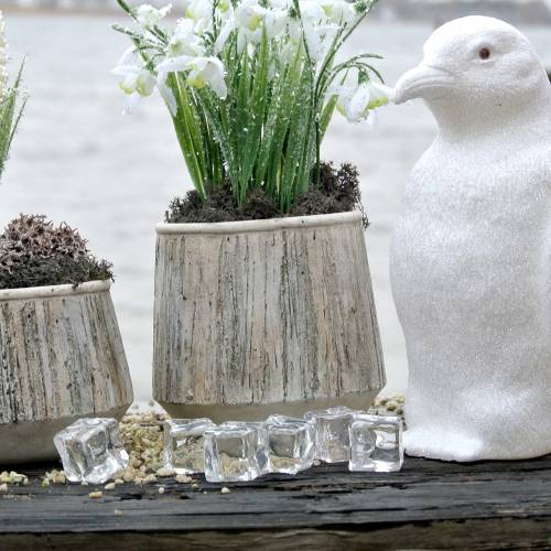 Floristik24 Deko Eiswürfel Klar 3cm - 4cm 500g