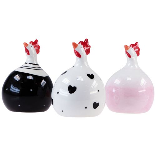 Artikel Deko Hühner Osterdeko Figuren Hahn 11,5cm 3St