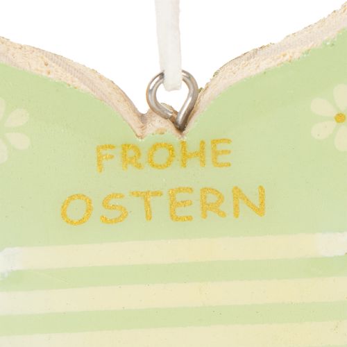 Artikel Osterdeko zum Hängen Osterfiguren Anhänger Holz Pastellfarben 7×7cm 6St