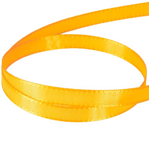 Artikel Dekoband Geschenkband Orange Band Webkante 8mm 50m