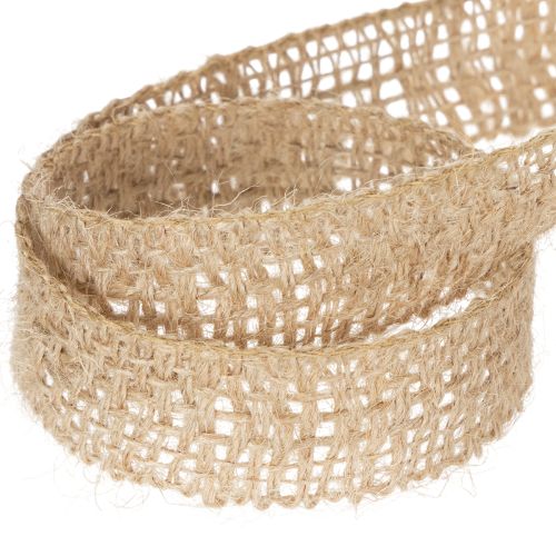 Dekoband Jute Natur 25mm Juteband Geschenkband rustikal 10m | Floristik24.ch