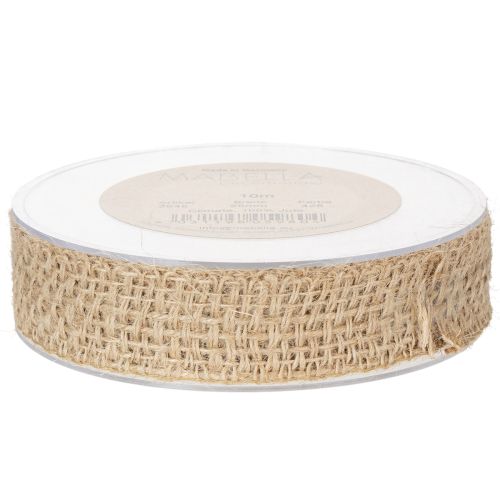 Dekoband Jute Natur 25mm Juteband Geschenkband rustikal 10m | Floristik24.ch