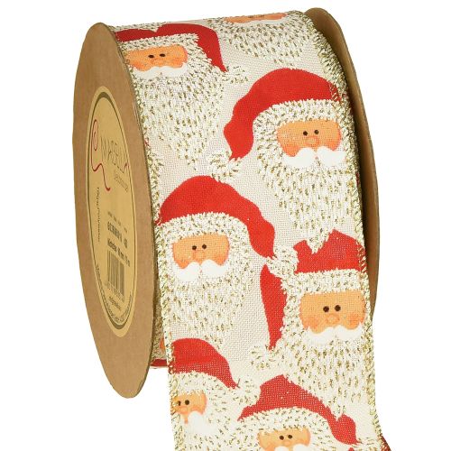 Dekoband Nikolaus Weihnachtsmann Dekoband 60mm 10m