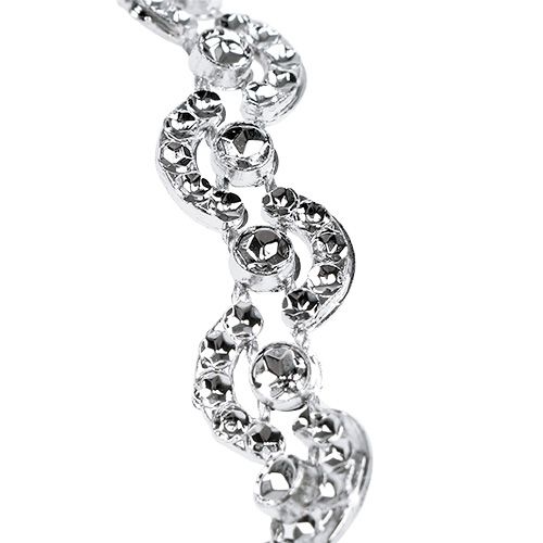 Dekoband Silber glänzend 10mm 9m | Floristik24.ch