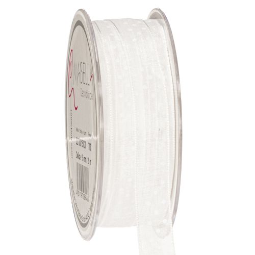 Floristik24 Dekorationsband festlich zur Verzierung von Geschenken und Bastelprojekten 1,5cm 20m