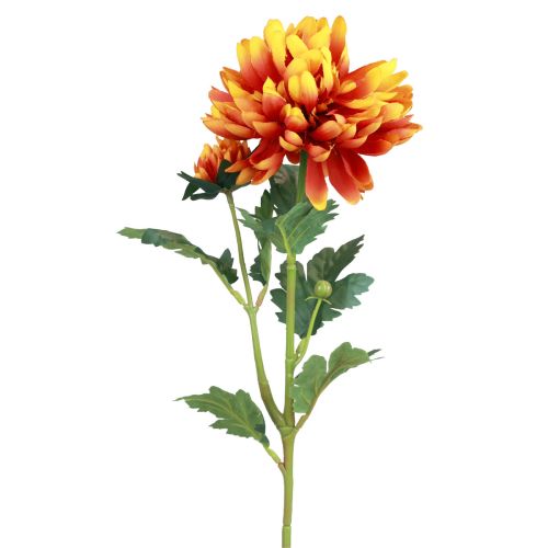 Floristik24 Kunstblumen Deko Dahlien Künstliche Blüten Orange 62cm