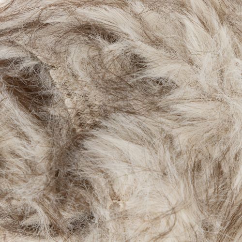 Fellband künstlich Dekorationsband beige-braun 10x140cm 3 Stück | Floristik24.ch