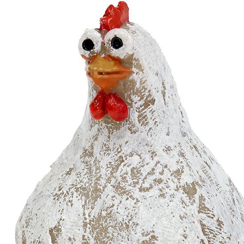 Floristik24 Dekofiguren Huhn und Hahn 5,5cm - 6,5cm 6St
