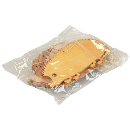 Floristik24 Dekohänger Holz Igel Deko Braun Natur Orange 12x10cm 12St