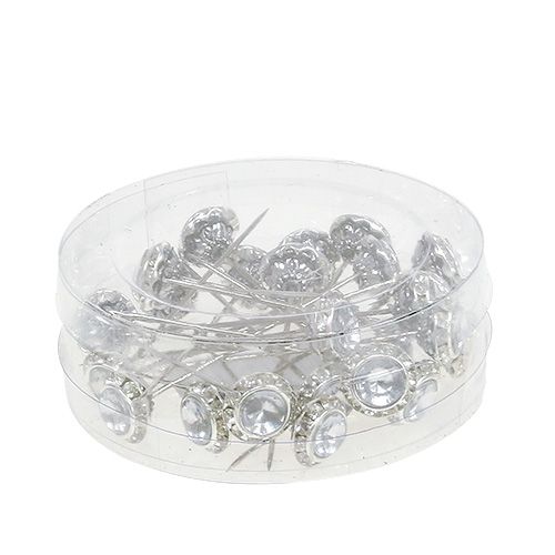 Floristik24 Dekonadeln Diamantnadel Ø14mm L6cm 24 St