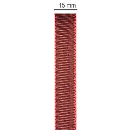 Geschenkband Taft Bordeauxrot 15mm x 50m | Floristik24.ch