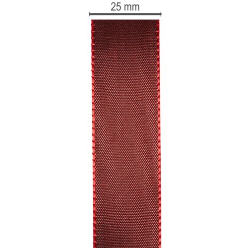 Geschenkband Taft 25mm x 50m glänzend Rot | Floristik24.ch