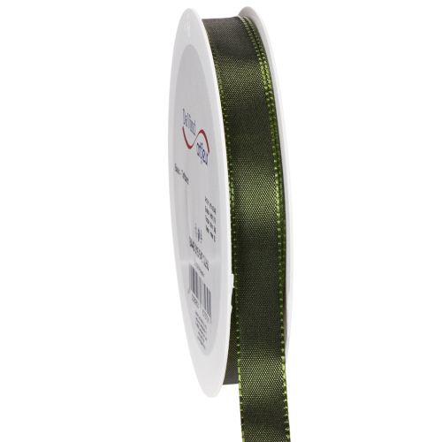 Geschenkband Taftband moosgrün 15mm 50m für Dekoration und Basteln online kaufen | Floristik24.ch