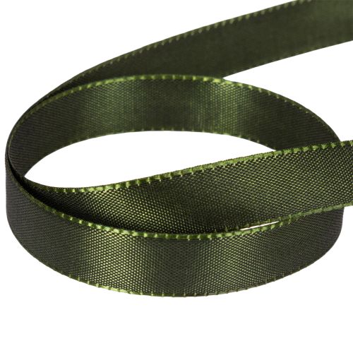 Geschenkband Taftband moosgrün